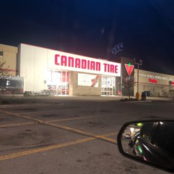 Canadian Tire - Store entrance at night