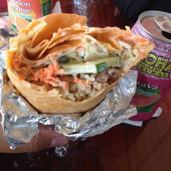 Sleeping Giant Grill - Ahi wrap halfway done. - Seafood Near Me - Kapaa, Hawaii