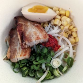 Nakazo Ramen Bistro - Spicy Miso Ramen - $16.50 minus broth (price via Postmate s 3/2024) - Ramen Near Me - Alhambra, California