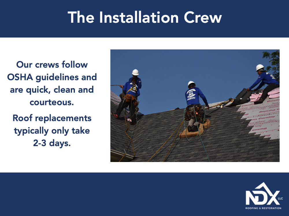 Slide of NDX Roofing and Restoration