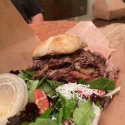 BBQ In The Stix - Tritip sandwich