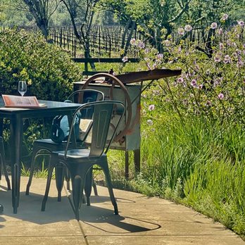 Parr - April 12, 2025 - Tasting on the patio. - Wine Tasting Room Near Me - Cambria, California