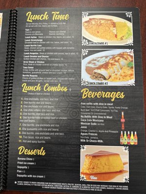 Menu photo 7 El Molino Mexican Restaurant Lafayette, IN