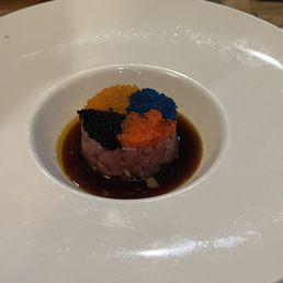 Tuna Tartar was super good and look at that presentation!