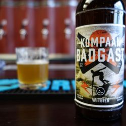 Kompaan Bier - My favorite offering was Badgast, a witbier dry-hopped with some unusual German hops...