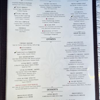 Le Rivage - Menu - French Near Me - New York, New York Le Rivage - Menu - French Near Me - New York, New York