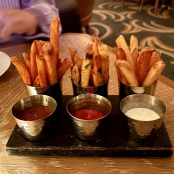 Bourbon Steak by Michael Mina - Duck fat fries trio - Steakhouses Near Me - Delray Beach, Florida Bourbon Steak by Michael Mina - Duck fat fries trio - Steakhouses Near Me - Delray Beach, Florida