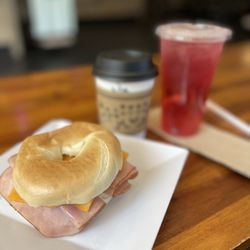 Sweet Beans Coffee Bar - Loved this bagel sandwich!