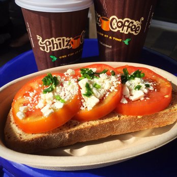 Philz Coffee - Coffee + AM snack (Hummus Toast) - Coffee & Tea Near Me - La Jolla, California