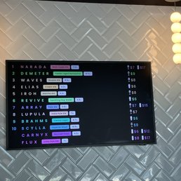 Beer menu 7/28/2023