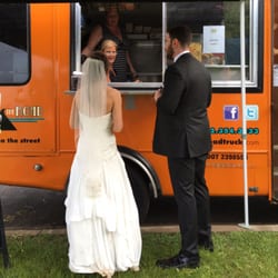Fork In The Road - Michael and Heather ordering their food.