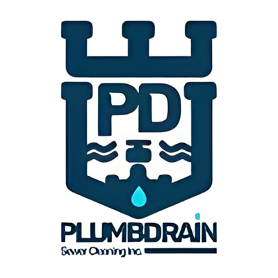 PlumbDrain Sewer Cleaning Logo