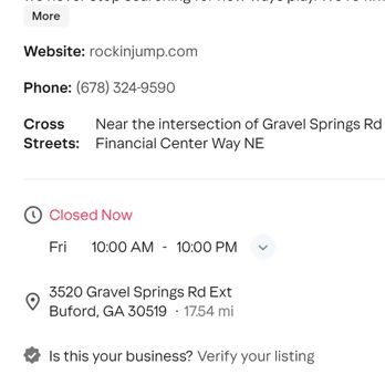 Sky Zone Trampoline Park - The hours of operation. We should receive a full refund. We drove over an hour to attend a birthday party. - Trampoline Parks Near Me - Buford, Georgia
