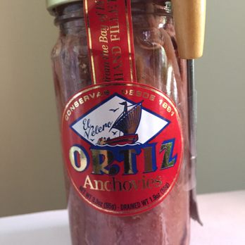 R2GO - This glass jar from Spain contains the best anchovies! - Specialty Food Near Me - Indianapolis, Indiana