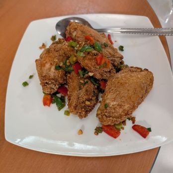 Yummy Café - Salt and pepper chicken - Chinese Near Me - Seattle, Washington Yummy Café - Salt and pepper chicken - Chinese Near Me - Seattle, Washington