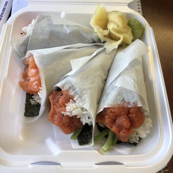 Sushi Dake - 2 spicy tuna hand rolls 2 salmon hand rolls - Japanese Near Me - Burbank, California Sushi Dake - 2 spicy tuna hand rolls 2 salmon hand rolls - Japanese Near Me - Burbank, California