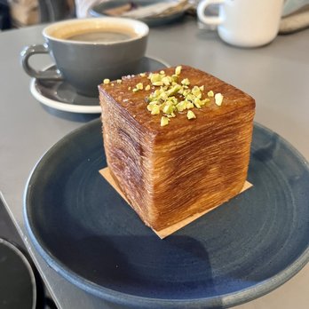 Andersen & Maillard - Pistachio Croissant Cube and Americano - Bakeries Near Me - Copenhagen, 84 Andersen & Maillard - Pistachio Croissant Cube and Americano - Bakeries Near Me - Copenhagen, 84