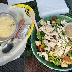 Fatty Lumpkins Sandwich Shack - 1/2 Greek salad + zuppa toscana