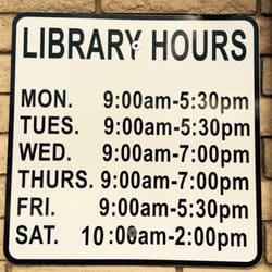 Globe Public Library - Library Hours