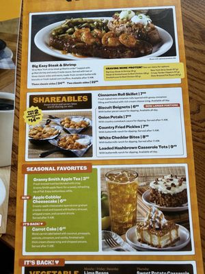 Menu photo 2 Cracker Barrel Old Country Store Middlesboro, KY