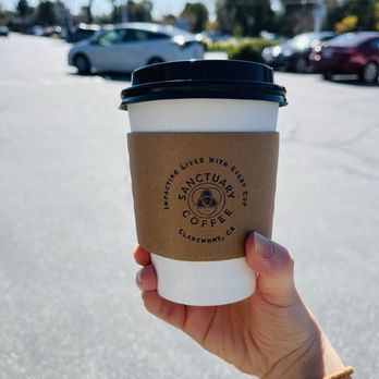 Sanctuary Coffee - 04/06/24. Creme Brule Latte with oat milk. - Community Service/Non-Profit Near Me - Claremont, California