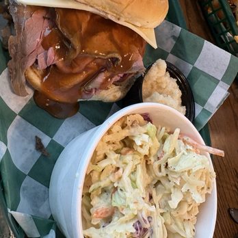 Kelly’s - Junior roast beef with coleslaw - Seafood Near Me - New Port Richey, Florida Kelly’s - Junior roast beef with coleslaw - Seafood Near Me - New Port Richey, Florida