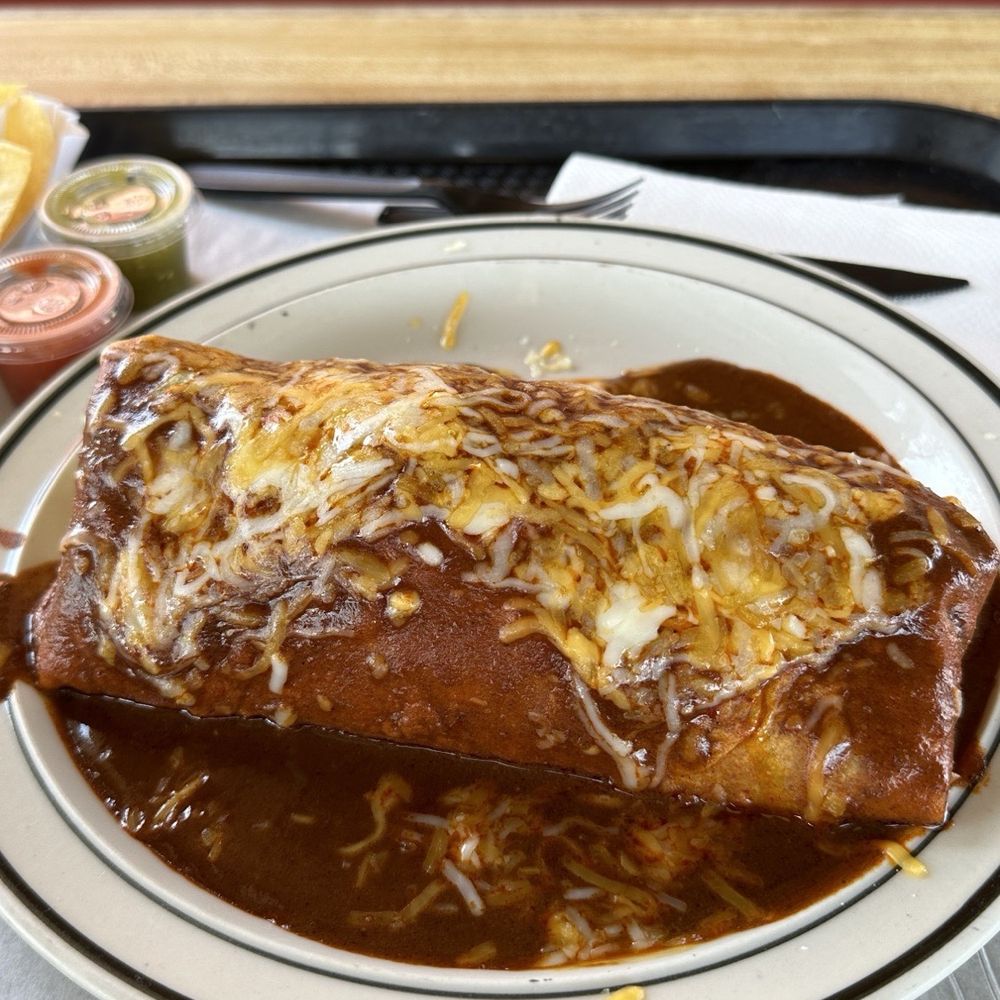 Carnitas Wet Burrito (red sauce) Carnitas Wet Burrito (red sauce)