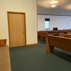 Sedalia Church of Christ - Sound booth. So we can send sermon on YouTube and over the internet