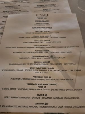 Menu photo 8 El Valle Atlanta, GA Menu photo 8 El Valle Atlanta, GA