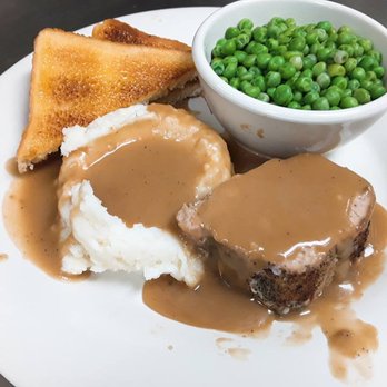 Keya Cafe - Pork Roast Special with Mashed Potatoes, Gravy, Peas, & Texas Toast. - New American Near Me - Eagle Butte, South Dakota Keya Cafe - Pork Roast Special with Mashed Potatoes, Gravy, Peas, & Texas Toast. - New American Near Me - Eagle Butte, South Dakota