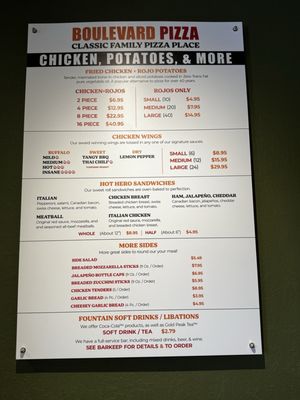 Menu photo 2 Boulevard Pizza Sparks, NV Menu photo 2 Boulevard Pizza Sparks, NV