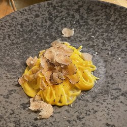 Chat Qui Rit - Taglione pasta with truffle, half portion as my friend and I shared