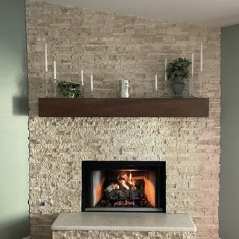 The Floor Store - a fireplace in a living room - Carpeting Near Me - Chandler, Arizona