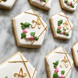 The Oven Life - Monogram cookies