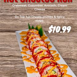 Samurai Sushi & Grill - NEW SUSHI ROLL!! HOT CHEETO ROLL!