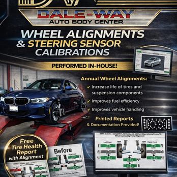 Dale-Way Auto Body Center - Wheel Alignments, Calibrations & Documentation. - Body Shops Near Me - Bronx, New York Dale-Way Auto Body Center - Wheel Alignments, Calibrations & Documentation. - Body Shops Near Me - Bronx, New York