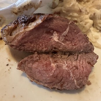 Applebee's Grill + Bar - Inside of the steak. Pure fat and gristle. Could not chew it at all. - Sports Bars Near Me - Cullman, Alabama Applebee's Grill + Bar - Inside of the steak. Pure fat and gristle. Could not chew it at all. - Sports Bars Near Me - Cullman, Alabama