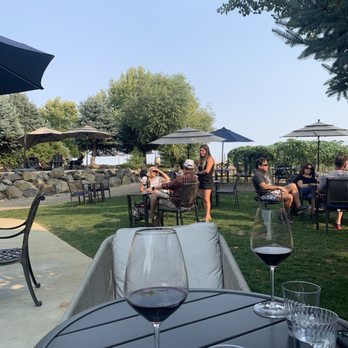 Dude DeWalts Cellars - Plenty of seating, in and out. - Wine Tasting Room Near Me - Eagle, Idaho Dude DeWalts Cellars - Plenty of seating, in and out. - Wine Tasting Room Near Me - Eagle, Idaho
