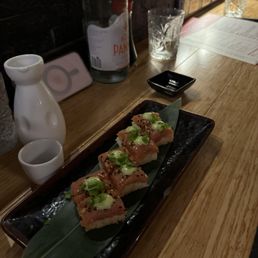Spicy Tuna and Crispy Rice starter