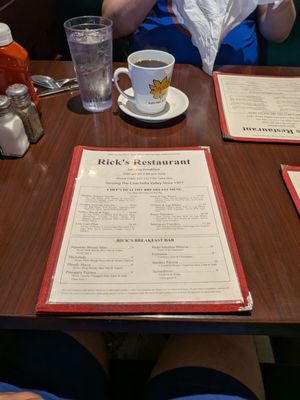 Menu photo 1 Rick's Restaurant Palm Springs, CA Menu photo 1 Rick's Restaurant Palm Springs, CA