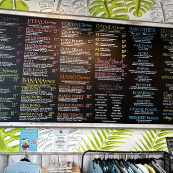 Playa Bowls - Menu 7/26 - Juice Bars & Smoothies Near Me - South Burlington, Vermont Playa Bowls - Menu 7/26 - Juice Bars & Smoothies Near Me - South Burlington, Vermont