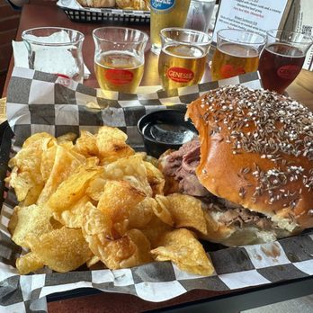 Genesee Brewing Company - Beef on Weck - American Near Me - Rochester, New York Genesee Brewing Company - Beef on Weck - American Near Me - Rochester, New York