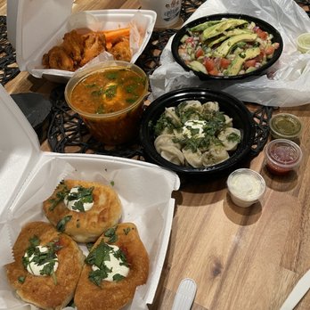 European Dumplings Cafe - Potato Stuffed Pierogi, Dumplings with Garlic and Sour Cream, Bosrcht and a few dishes from the Mexican food trucj - Ukrainian Near Me - Castle Hills, Texas European Dumplings Cafe - Potato Stuffed Pierogi, Dumplings with Garlic and Sour Cream, Bosrcht and a few dishes from the Mexican food trucj - Ukrainian Near Me - Castle Hills, Texas