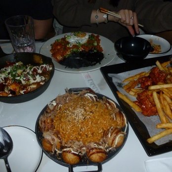 1943 Classic - buldak takoyaki kimchi fried rice spicy chicken and fries - Korean Near Me - Annandale, Virginia 1943 Classic - buldak takoyaki kimchi fried rice spicy chicken and fries - Korean Near Me - Annandale, Virginia