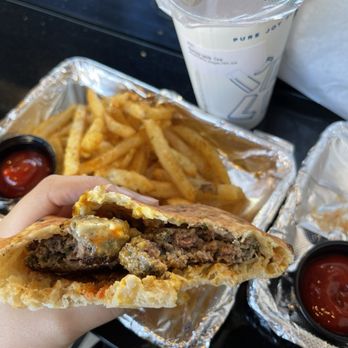 PitaBar - Kebab pita with a side of fries - Kosher Near Me - New York, New York