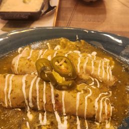 Mesquite Smoked Chicken Enchilada
