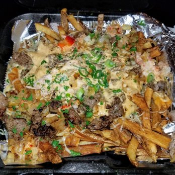 Black Box Fix - "Stoner Fries." Filet, lobster, onions, cajun cheese sauce...all over garlic parmesan fries. Excellent! - Sandwiches Near Me - lyndhurst, Ohio Black Box Fix - "Stoner Fries." Filet, lobster, onions, cajun cheese sauce...all over garlic parmesan fries. Excellent! - Sandwiches Near Me - lyndhurst, Ohio