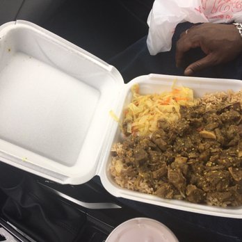Strawberry Restaurant - a meal in a styrofoam container - Caribbean Near Me - Palm Bay, Florida