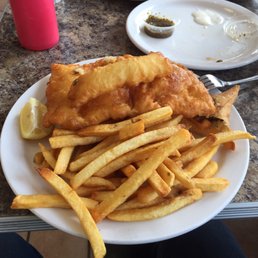 Large Halibut and Fries Large Halibut and Fries