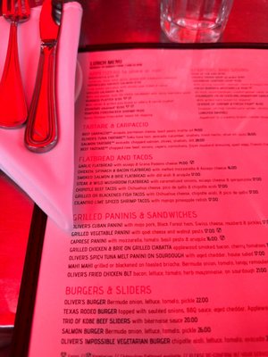 Menu photo 4 Oliver's Bistro Miami Beach, FL